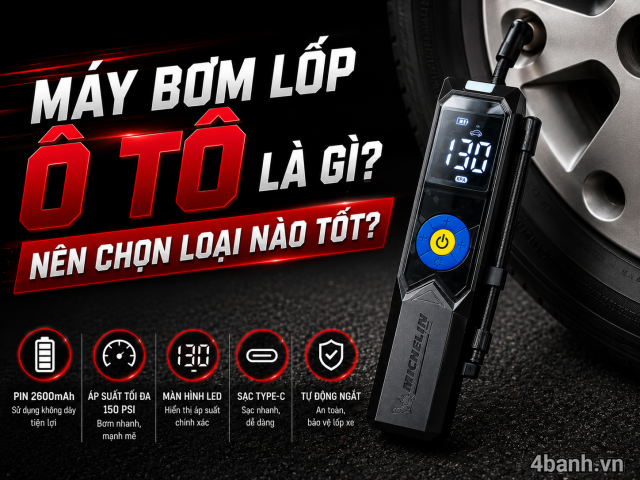 Máy bơm lốp ô tô là gì nên chọn loại nào tốt - 1