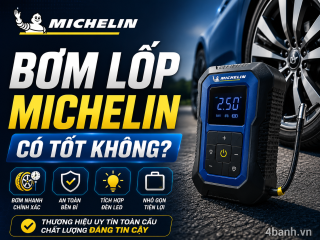 Bơm lốp michelin có tốt không giá bao nhiêu - 1